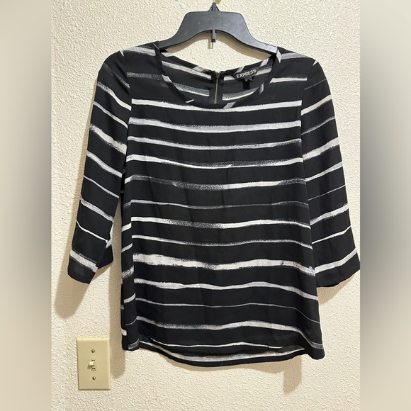 Lot of 3 Black Express Blouse XS - Picture 2 of 11